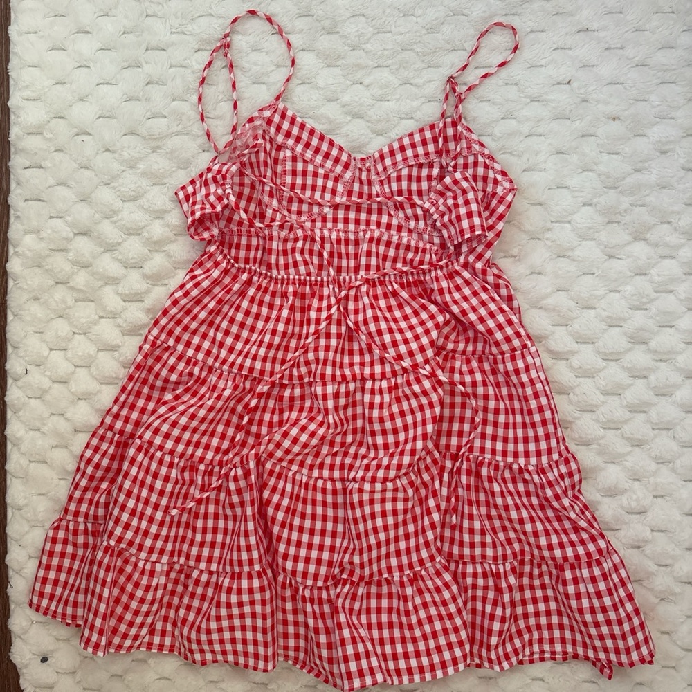 Red Gingham Sundress